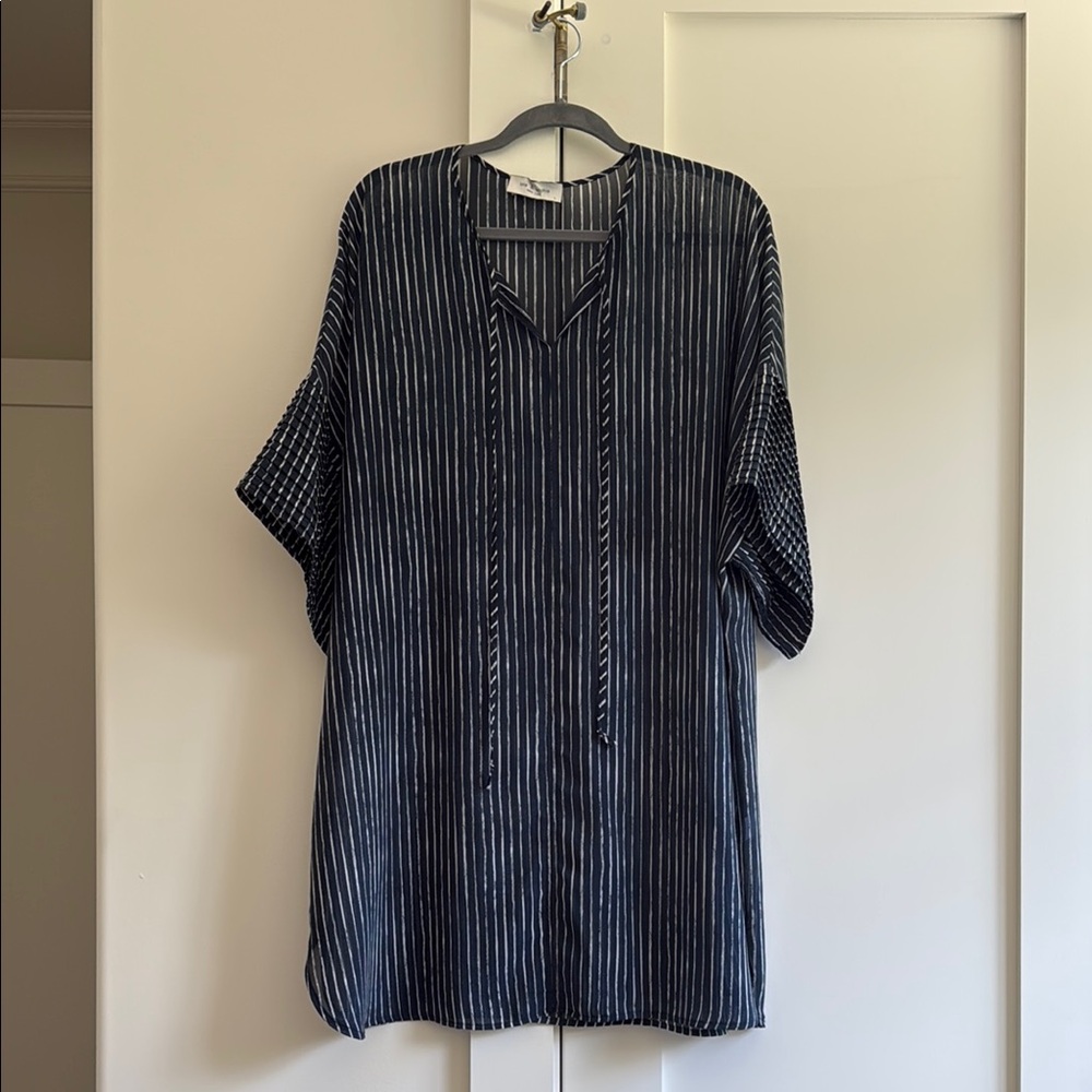 Striped Navy and White dress